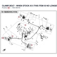 CLAMP BOLT - WHEN STOCK IS 0 THIS ITEM IS NO LONGER AVAILABLE product image