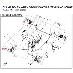 CLAMP BOLT - WHEN STOCK IS 0 THIS ITEM IS NO LONGER AVAILABLE product image