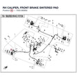 RH CALIPER, FRONT BRAKE product image