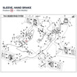 SLEEVE, HAND BRAKE product image
