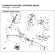LOWER DECO COVER, STEERING WHEEL product image