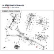 LH STEERING ROD ASSY product image