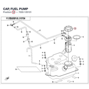CAP, FUEL PUMP product image