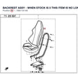 BACKREST ASSY - WHEN STOCK IS 0 THIS ITEM IS NO LONGER AVAILABLE product image