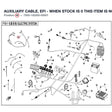 AUXILIARY CABLE, EFI - WHEN STOCK IS 0 THIS ITEM IS NO LONGER AVAILABLE product image