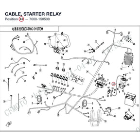 CABLE, STARTER RELAY product image