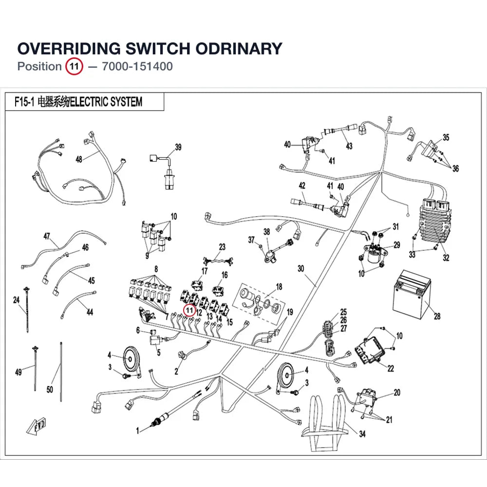 OVERRIDING SWITCH product image