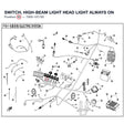 SWITCH, HIGH-BEAM LIGHT product image