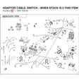 ADAPTOR CABLE, SWITCH - WHEN STOCK IS 0 THIS ITEM IS NO LONGER AVAILABLE product image