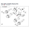 TAIL LIGHT, LH product image