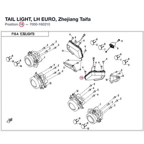TAIL LIGHT, LH product image