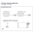 LET1275-2 POLICE LIGHTS, RH product image