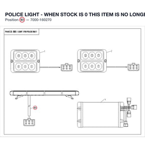 POLICE LIGHT - WHEN STOCK IS 0 THIS ITEM IS NO LONGER AVAILABLE product image