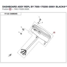 DASHBOARD ASSY REPL BY 7000-170200-30001 product image