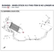 BUSHING - WHEN STOCK IS 0 THIS ITEM IS NO LONGER AVAILABLE product image