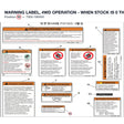 WARNING LABEL, 4WD OPERATION - WHEN STOCK IS 0 THIS ITEM IS NO LONGER AVAILABLE product image