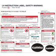 LH INSTRUCTION LABEL, SAFETY WARNING product image
