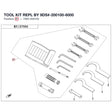 TOOL KIT REPL BY 9DS#-200100-6000 product image