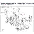 FUNNEL EXTENSION HOSE - WHEN STOCK IS 0 THIS ITEM IS NO LONGER AVAILABLE product image