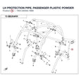 LH PROTECTION PIPE, PASSENGER product image