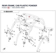 REAR FRAME, CAB product image