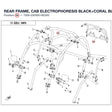 REAR FRAME, CAB product image