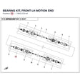 BEARING KIT, FRONT LH MOTION END product image