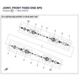 JOINT, FRONT FIXED END product image