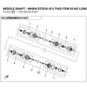 MIDDLE SHAFT - WHEN STOCK IS 0 THIS ITEM IS NO LONGER AVAILABLE product image