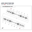 JOINT, REAR FIXED END product image