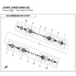 JOINT, FIXED END product image