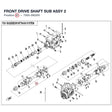 FRONT DRIVE SHAFT SUB ASSY 2 product image