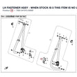 LH FASTENER ASSY - WHEN STOCK IS 0 THIS ITEM IS NO LONGER AVAILABLE product image