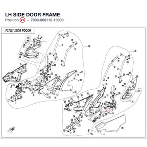 LH SIDE DOOR FRAME product image