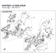 SUPPORT, LH SIDE DOOR product image