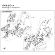 LOCK KIT, LH product image