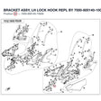 BRACKET ASSY, LH LOCK HOOK REPL BY 7000-800140-10001 product image