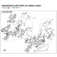 MOUNTING PLATE REPL BY 5BWA-370001 product image