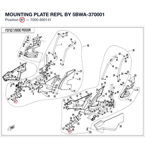 MOUNTING PLATE REPL BY 5BWA-370001 product image