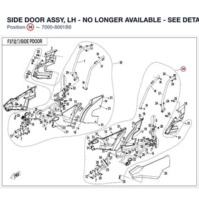 SIDE DOOR ASSY, LH - NO LONGER AVAILABLE - SEE DETAILED PARTS product image