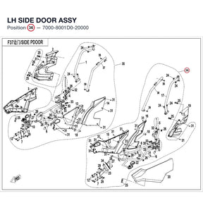 LH SIDE DOOR ASSY product image