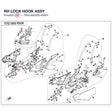 RH LOCK HOOK ASSY product image