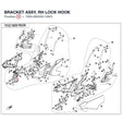 BRACKET ASSY, RH LOCK HOOK product image