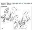 BRACKET ASSY, RH LOCK HOOK REPL BY 7000-800240-10001 product image