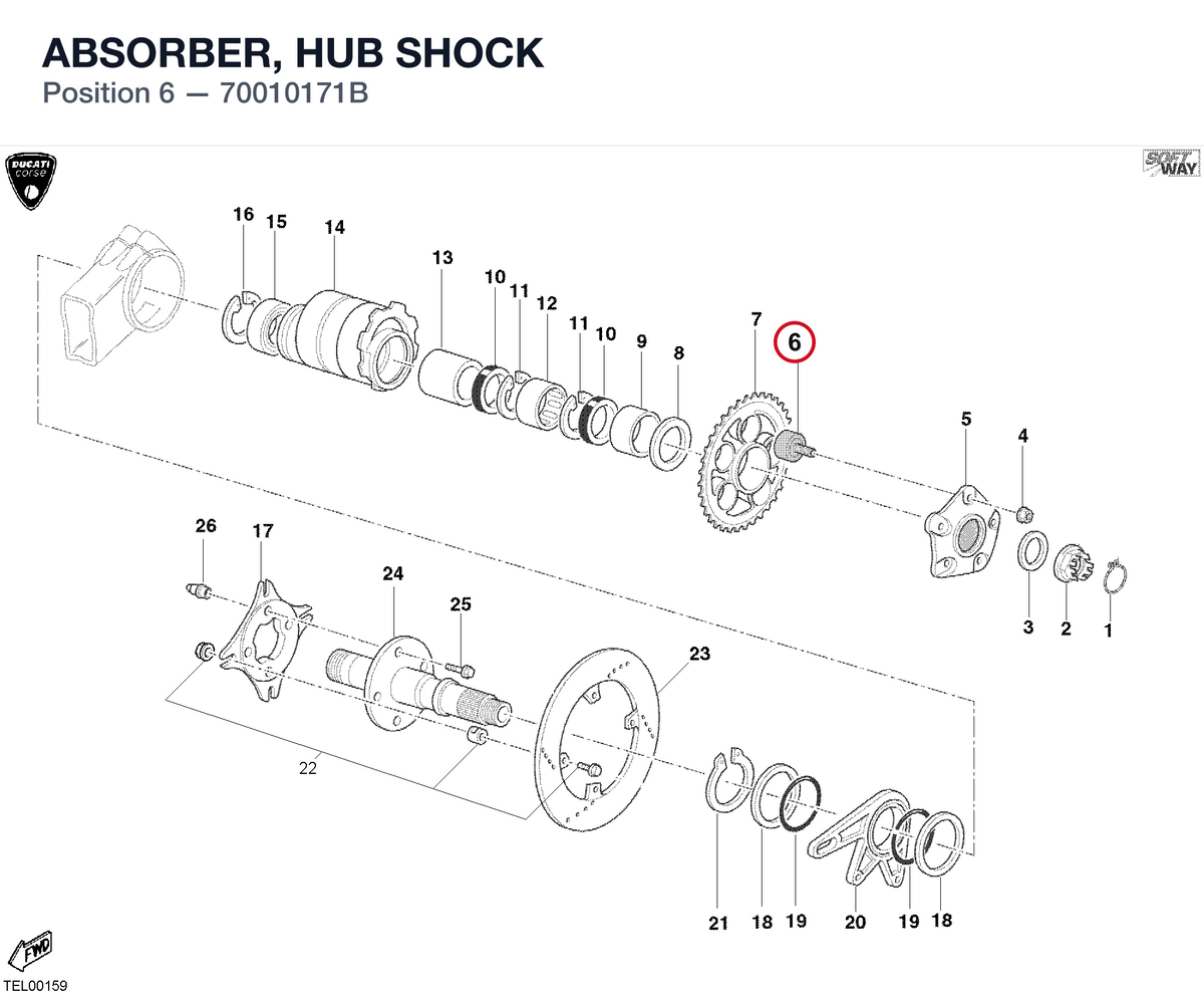 ABSORBER, HUB SHOCK