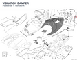 VIBRATION DAMPER 70010601A diagram position