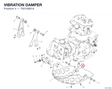 VIBRATION DAMPER 70010881A diagram position