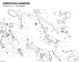 VIBRATION DAMPER 70010962A diagram position