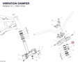 VIBRATION DAMPER 70011151A diagram position