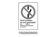 PROHIBITION SIGN